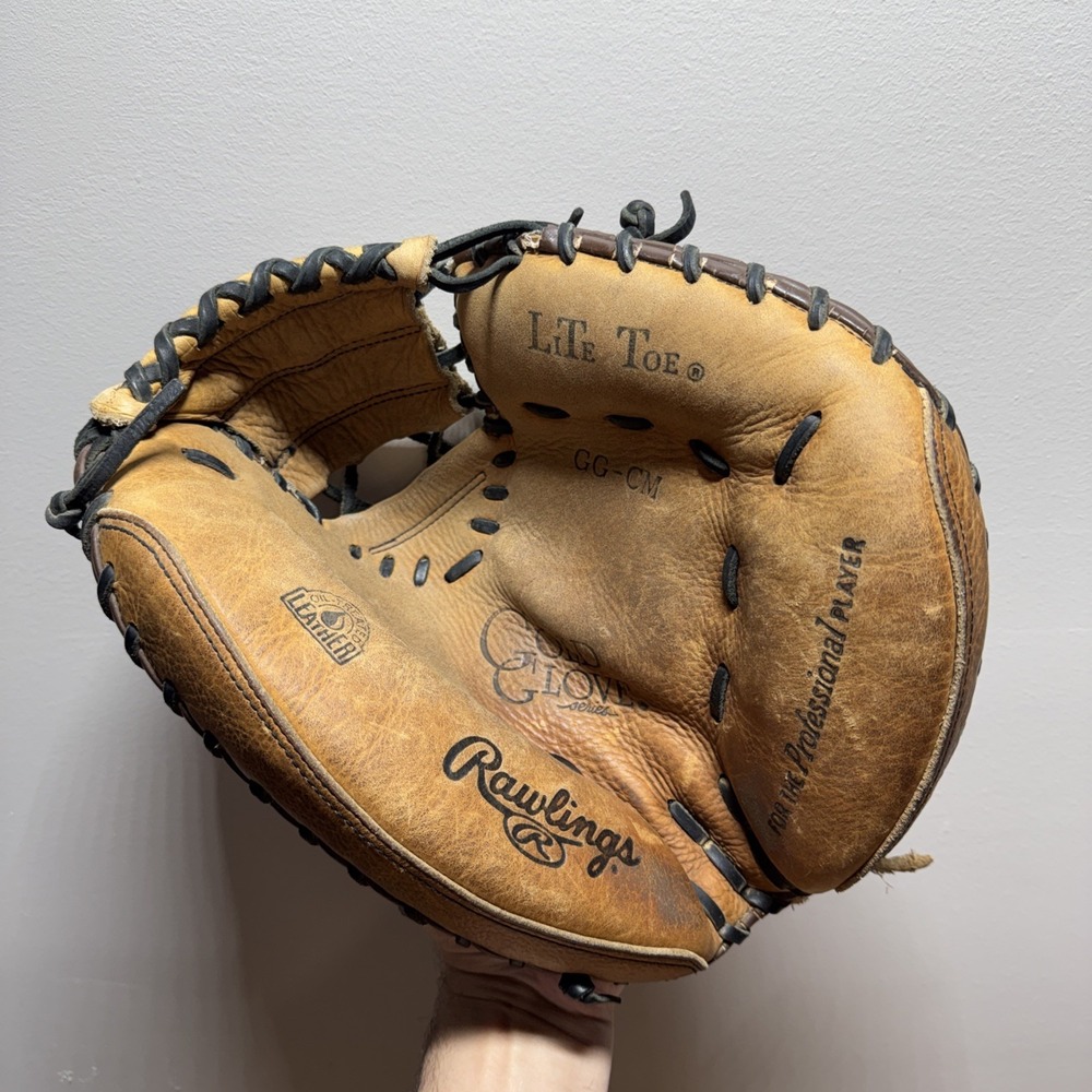 Rawlings Gold Glove Series Catcher's Mitt Lite-Toe Deep Well Pocket GG-CM RHT